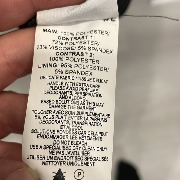 Nicholas Crepe Insert Midi Black Dress - Picture 12 of 16